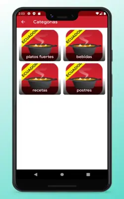 Ecuadorian Recipes - Food App android App screenshot 1
